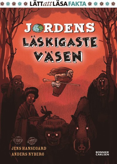 Cover for Jens Hansegård · Jordens fakta: Jordens läskigaste väsen (Innbunden bok) (2017)