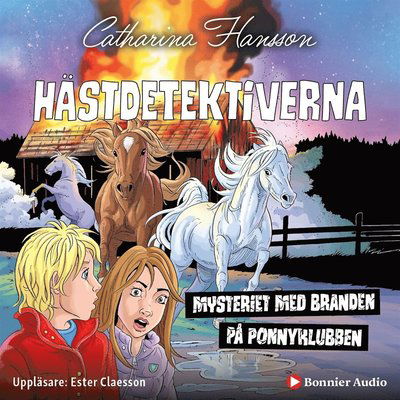 Hästdetektiverna: Mysteriet med branden på ponnyklubben - Catharina Hansson - Audiobook - Bonnier Audio - 9789178276646 - 7 kwietnia 2021