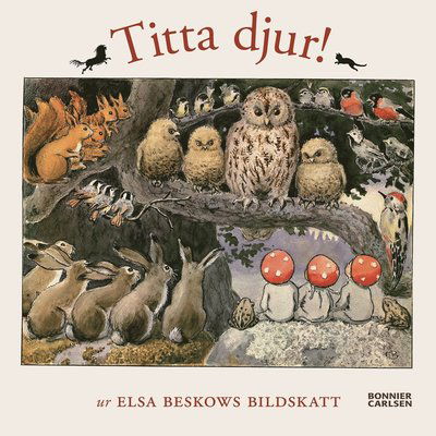 Cover for Elsa Beskow · Titta djur! : Ur Elsa Beskows bildskatt (Kartongbok) (2021)