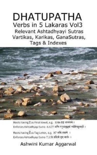 Cover for Ashwini Kumar Aggarwal · Dhatupatha Verbs in 5 Lakaras Vol3 (Gebundenes Buch) (2017)