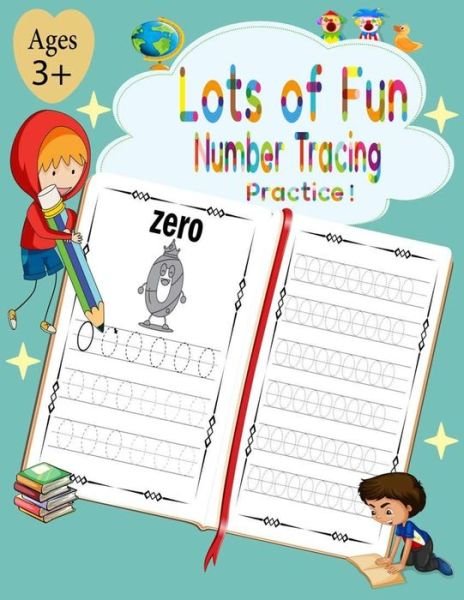 Cover for Number Tracing for Kids · Lots of Fun Number Tracing Practice! (Taschenbuch) (2020)
