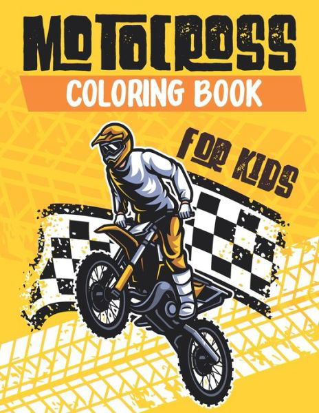Cover for Mlou Aymen · Motocross Coloring Book for Kids (Pocketbok) (2021)