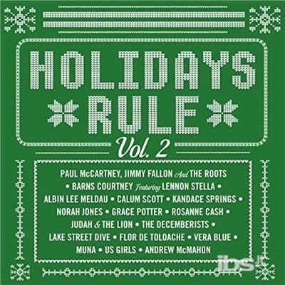 Cover for Holidays Rule Volume 2 / Various · Holidays Rule Vol. 2 (LP) [Red Vinyl edition] (2017)