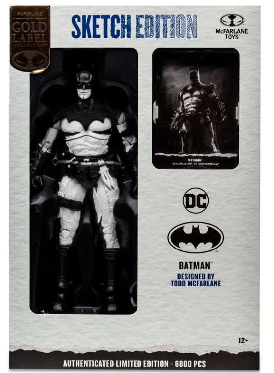 Dc Multiverse Line Art 18Cm - Batman Di Todd Mc Farlane (Edizione Limitata) - Dc Comics: Mcfarlane Toys - Merchandise -  - 0681147028647 - 