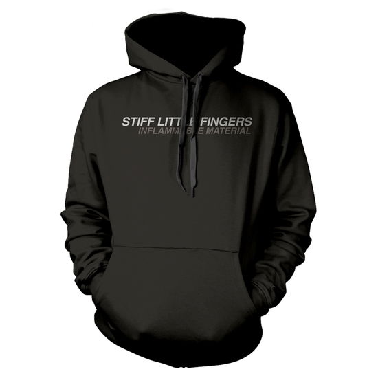 Cover for Stiff Little Fingers · Inflammable Material (Hoodie) [size S] [Black edition] (2018)