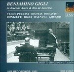 Cover for Barbarto / Gigli / Mascheri · Opera Arias (CD) (2000)