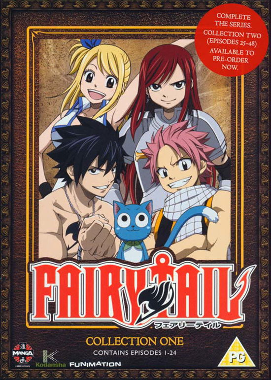 Fairy Tail Collection 1 (Episodes 1 to 24) - Shinji Ishihira - Film - Crunchyroll - 5022366315647 - 22. juli 2013