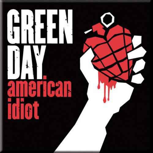 Green Day Fridge Magnet: American Idiot - Green Day - Merchandise - Unlicensed - 5055295383647 - 24. november 2014