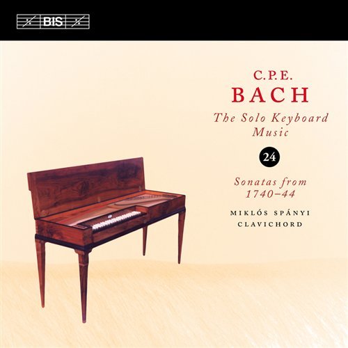 Cover for Bach,c.p.e. / Spanyi · Solo Keyboard Music 24 (CD) (2012)