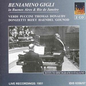 Cover for Beniamino Gigli · B Gigli In Buenos Ai Idis Klassisk (CD) (2000)