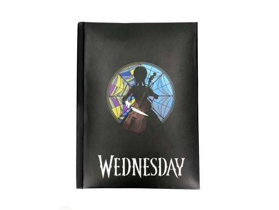 Wednesday: Rose Window Notebook With Light - Wednesday - Merchandise -  - 8435450259647 - 