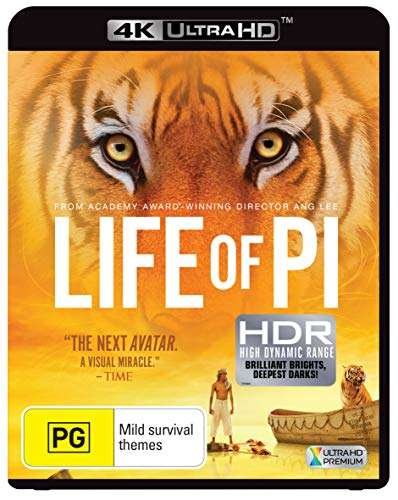 Cover for Life of Pi (4K Ultra HD) (2016)