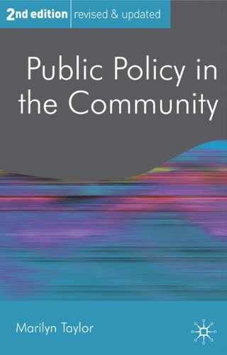 Cover for Marilyn Taylor · Public Policy in the Community - Public Policy and Politics (Hardcover Book) [2nd ed. 2011 edition] (2011)