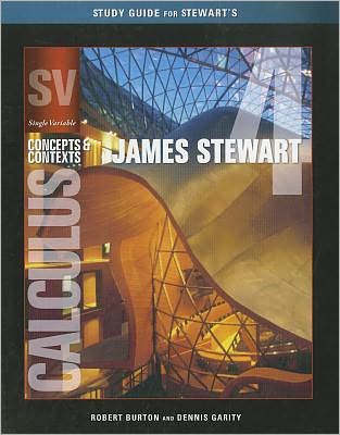 Cover for James Stewart · Study Guide for Stewart's Single Variable Calculus: Concepts and Contexts, Enhanced Edition, 4th (Pocketbok) [4 Revised edition] (2009)