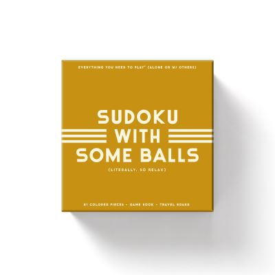 Sudoku With Some Balls Sudoku Game Set - Brass Monkey - Jogo de tabuleiro - Galison - 9780735370647 - 20 de janeiro de 2022