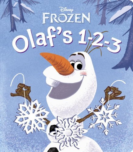 Olaf's 1-2-3 (Disney Frozen) (Glitter Board Book) - Rh Disney - Books - Golden/Disney - 9780736430647 - October 1, 2013