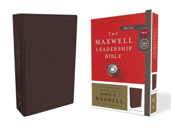 Cover for John C. Maxwell · NKJV, Maxwell Leadership Bible, Third Edition, Premium Bonded Leather, Burgundy, Comfort Print: Holy Bible, New King James Version (Leather Book) [Third edition] (2018)