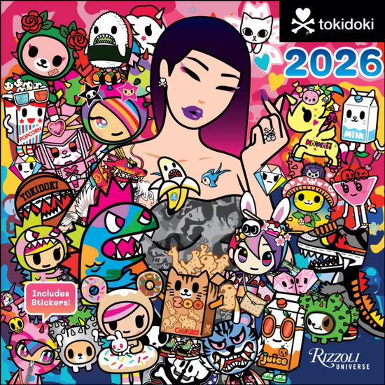 Cover for Simone Legno · Tokidoki 2026 Wall Calendar (Calendar) (2025)