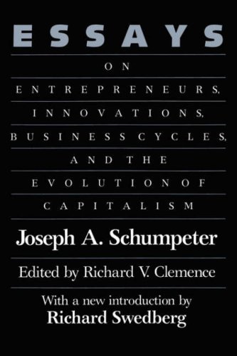 Cover for Joseph A. Schumpeter · Essays: On Entrepreneurs, Innovations, Business Cycles and the Evolution of Capitalism (Paperback Book) (1989)