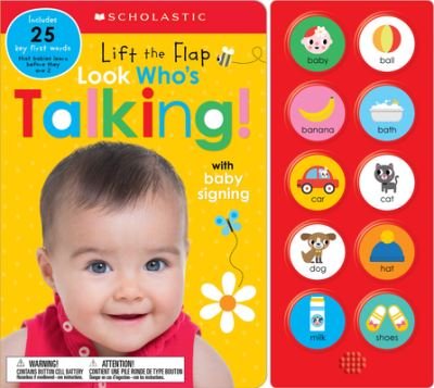 Cover for Scholastic · Look Who's Talking!: Scholastic Early Learners (Sound Book) - Scholastic Early Learners (Buch) (2021)