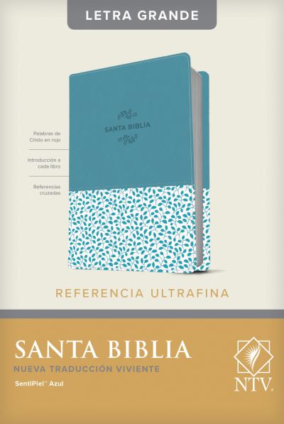 Cover for Tyndale · Santa Biblia NTV, Edicion de referencia ultrafina, letra gra (Leather Book) (2020)