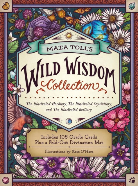 Cover for Maia Toll · Maia Toll's Wild Wisdom Collection: The Illustrated Herbiary, The Illustrated Crystallary, and The Illustrated Bestiary; A Three-Book Set; Includes 108 Oracle Cards plus a Fold-Out Divination Mat (N/A) (2024)