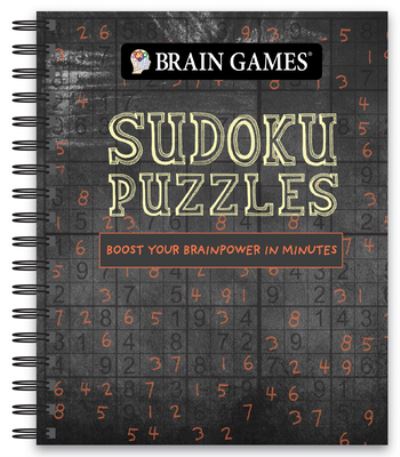 Cover for Publications International Ltd · Brain Games - Sudoku (Chalkboard #2), 2 (Spiral Book) (2021)