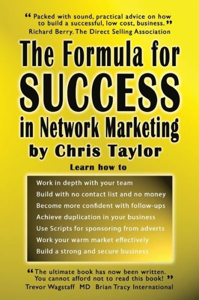 Cover for Chris Taylor · The Formula for Success in Network Marketing (Paperback Bog) (2011)