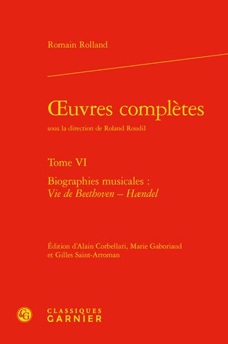 Cover for Romain Rolland · Oeuvres Completes. Tome VI (Hardcover Book) (2021)