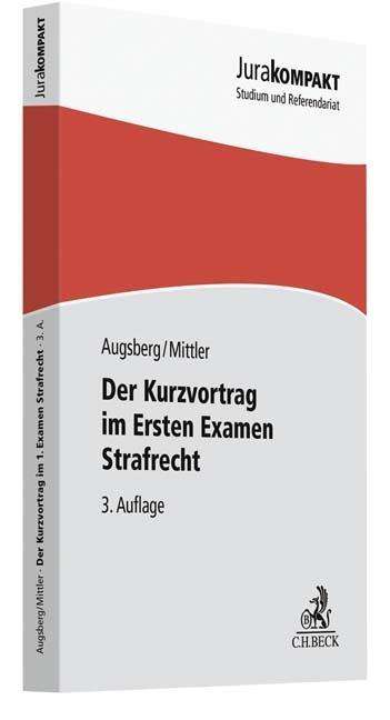 Cover for Augsberg · Der Kurzvortrag im Ersten Exam (Book)