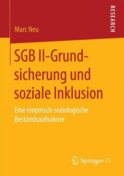 Cover for Neu · SGB II-Grundsicherung und soziale I (Bog) (2016)