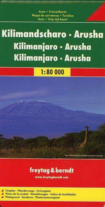 Cover for Freytag &amp; Berndt · Freytag &amp; Berndt Road + Leisure Map: Kilimanjaro Arusha (Hardcover Book) (2009)