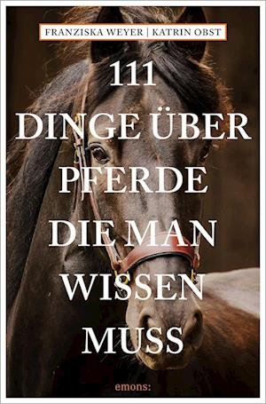 Cover for Weyer, Franziska; Obst, Katrin · 111 Dinge Ã¼ber Pferde (Book)