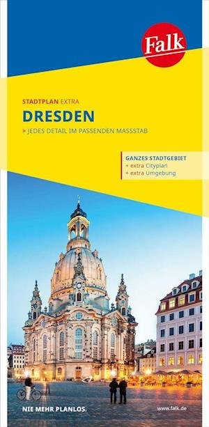 Cover for Mair-Dumont · Falkplan: Falk Extra Dresden (Inbunden Bok) (2024)