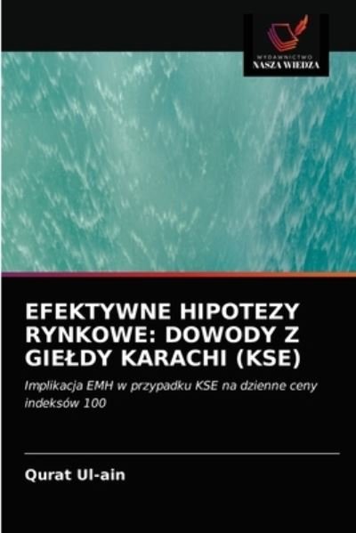 Cover for Qurat Ul-Ain · Efektywne Hipotezy Rynkowe (Taschenbuch) (2021)