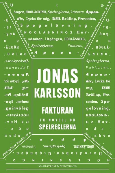 Cover for Jonas Karlsson · Fakturan: En novell ur Spelreglerna (ePUB) (2011)