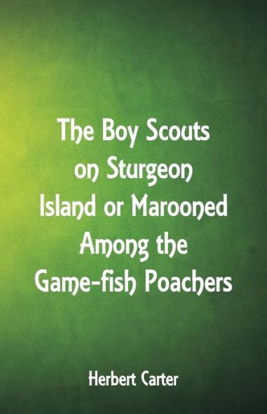 Cover for Herbert Carter · The Boy Scouts on Sturgeon Island (Pocketbok) (2018)