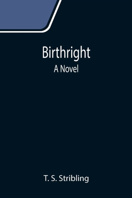 Cover for T S Stribling · Birthright (Paperback Book) (2021)