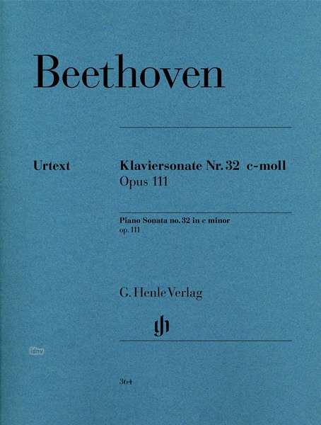 Kl.sonate c-Moll op.111.HN364 - Beethoven - Books - SCHOTT & CO - 9790201803647 - April 6, 2018