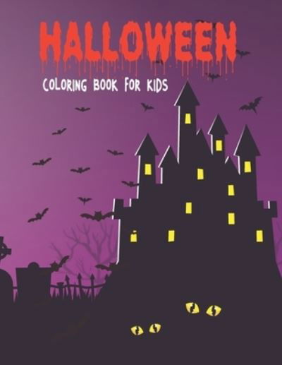 Cover for Tech Nur Press · Halloween Coloring Book For Kids (Paperback Book) (2021)