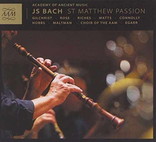 Cover for J.s. Bach · St Mathew Passion-academy of Ancient Mus (CD) (2015)