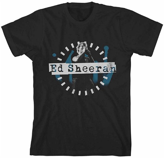 Cover for Ed Sheeran · Dashed Stage Photo Slim Fit T- (T-shirt)