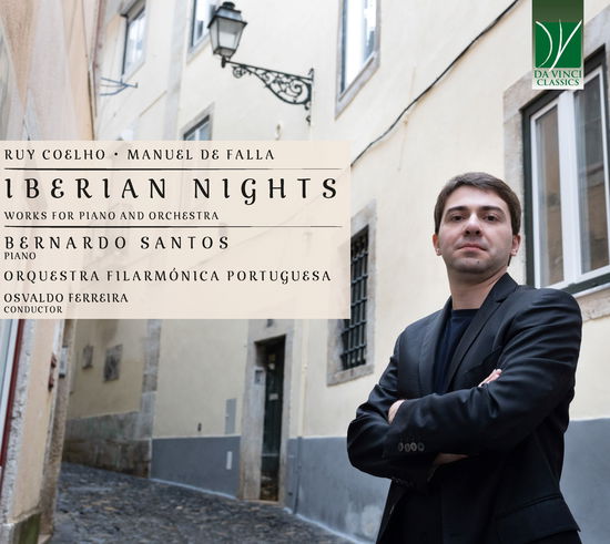 Cover for Bernardo Santos &amp; Orquestra Filarmonica Portuguesa · Coelho, De Falla: Iberian Nights, Works For Piano And Orchestra (CD) (2025)