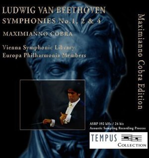 Beethoven: Symphonies No. 1 2 & 4 - Maximianno Cobra - Muziek - Tempus Collection - 0804721123648 - 2 december 2013
