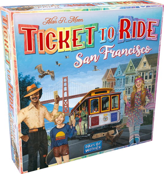 Ticket to Ride - San Francisco Bordspel - Asmodee - Merchandise - Days Of Wonder - 0824968205648 - 