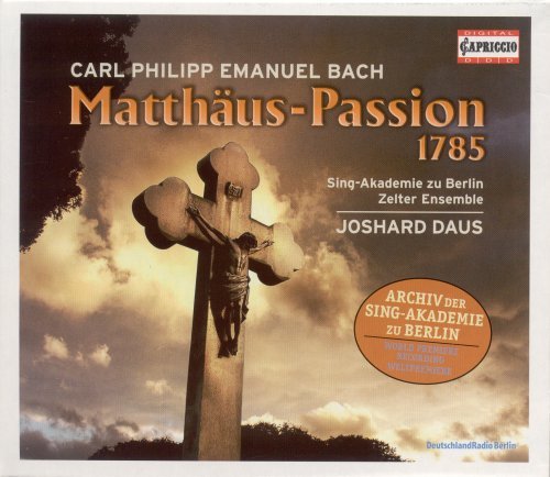 St Matthew Passion - Carl Philipp Emanuel Bach - Musique - NAXOS OF CANADA - 0845221004648 - 2005