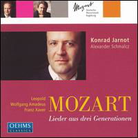 Jarnot,Mozart - Lieder aus 3 Generat. - Jarnot,Konrad / Schmalcz,Alexander - Music - OehmsClassics - 4260034865648 - April 4, 2006