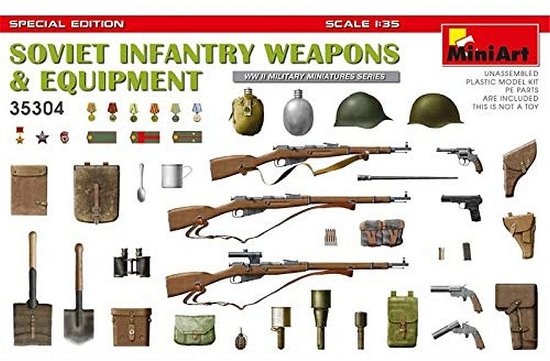 Soviet Infantry En Weapons Equipment S.E. - Miniart - Fanituote - Miniarts - 4820183312648 - 