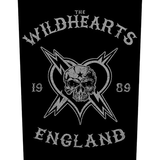 The Wildhearts · England Biker (Backpatch) (Patch) [Black edition] (2020)