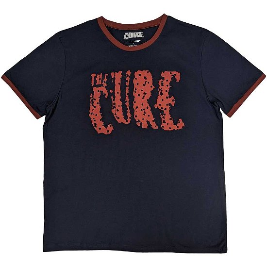 Cover for The Cure · The Cure Unisex Ringer T-Shirt: Logo (Kläder) [size S]